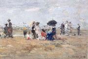 Eugene Boudin Trouville, oil